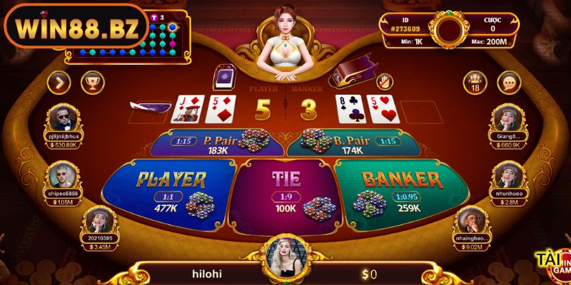Baccarat Online - Bí Quyết Làm Chủ Game May Rủi Tại Win88 2 Tỷ lệ trả thưởng