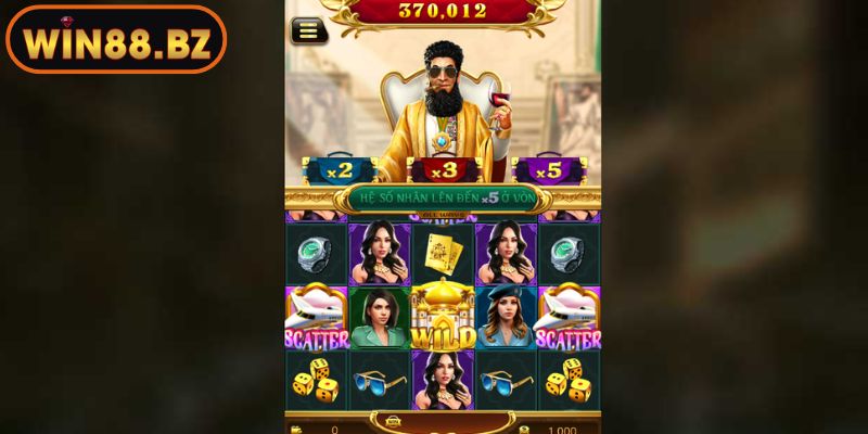 Kẻ Độc Tài - Trải Nghiệm Game Slot Kịch Tính 2025 Tại Win88 3 Kích hoạt liên hoàn bằng binh đoàn cận vệ trong Kẻ Độc Tài