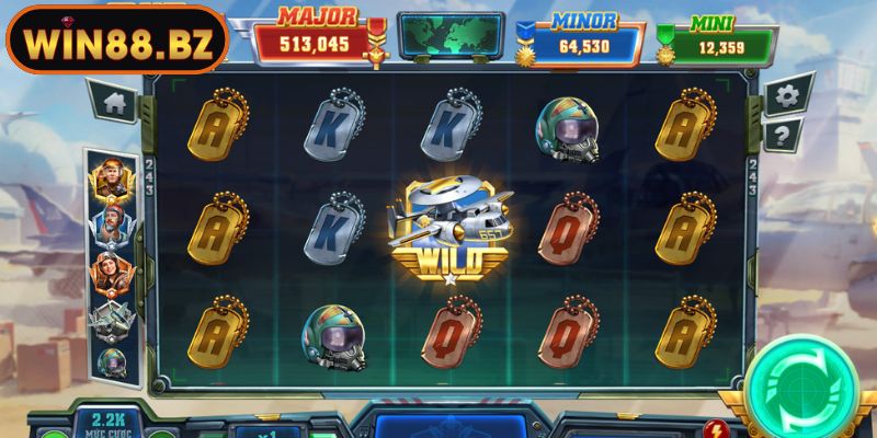 Phi Đội Xung Kích Win88 - Game Slot Bắn Súng Không Gian 3 Tận dụng triệt để vòng quay Free trong Phi Đội Xung Kích